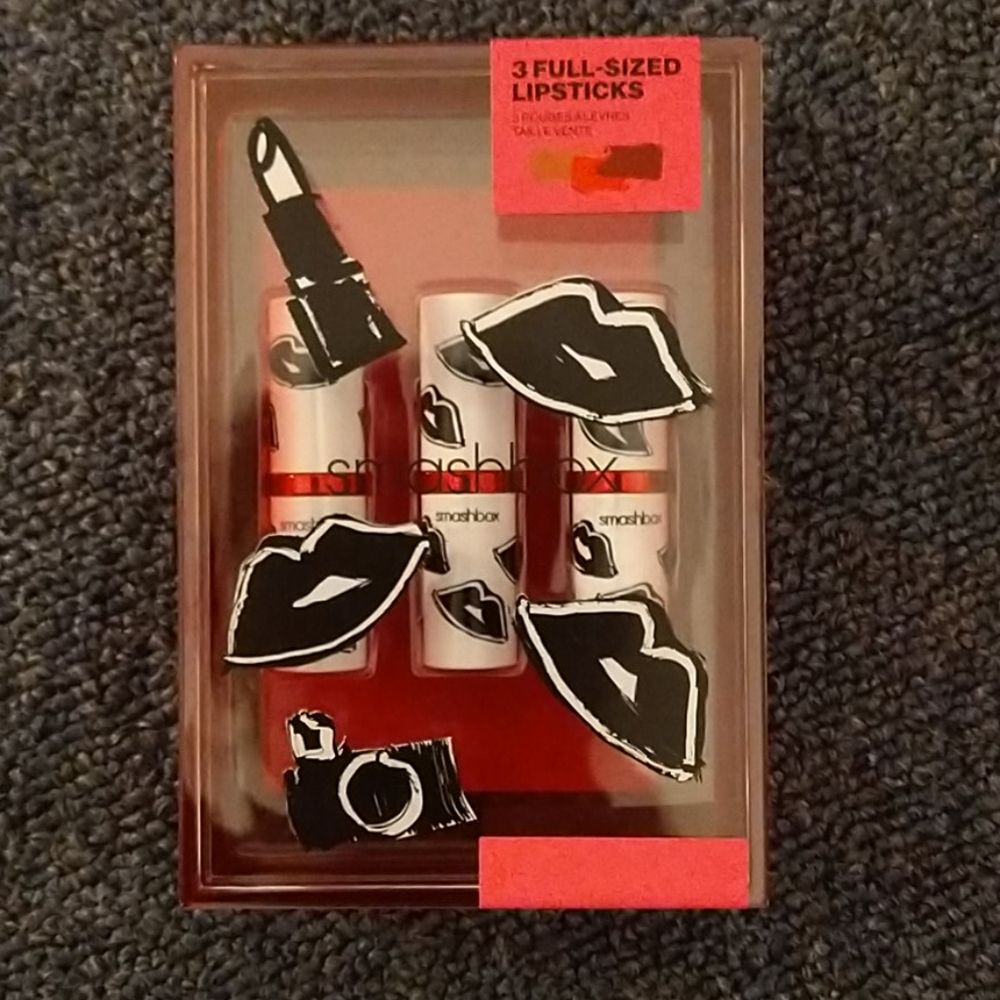 Smashbox lipstick trio
